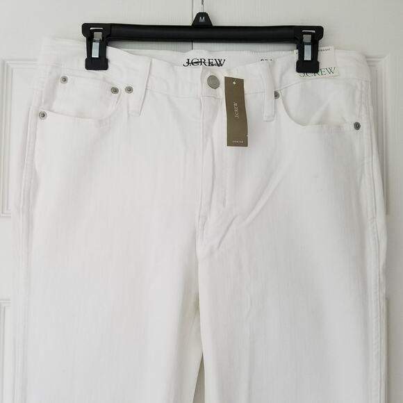 J. Crew Tall 9" Vintage Slim Straight Jeans‎ Size 30T White NWT $128 BQ306 - Picture 2 of 7